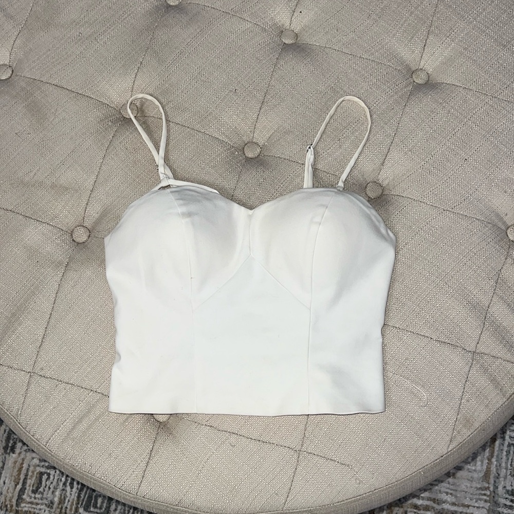 Guess crop corset top